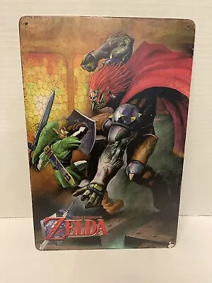 $12.40 • Buy Legend Of Zelda Metal Poster GameCube N64 Nintendo Game Room Man Cave