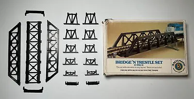 NEW Bachman Bridge N Trestles Set HO Scale NOS Total 17 Pcs • $14.99