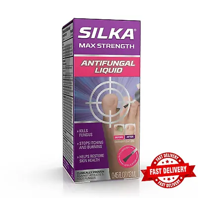 Silka Max Strength Antifungal Liquid With Brush Applicator For Toenail Fungus • $14.99