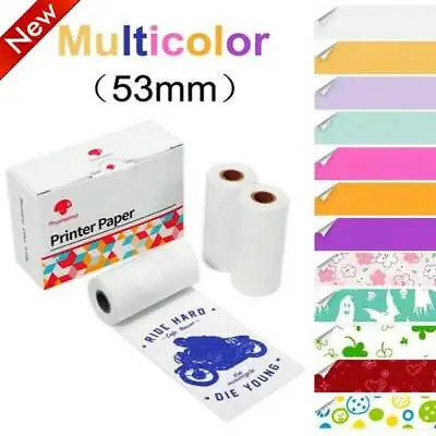 $9.30 • Buy Transparent White Glitter Thermal Paper For Phomemo M02/M02 Pro/M02S/M03N AU*.