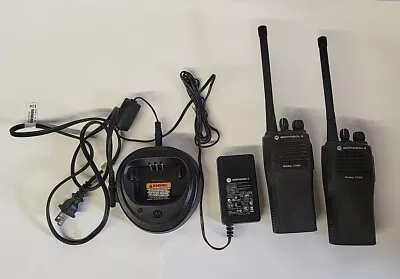 2X Motorola Radius CP200 146-174 MHz VHF 4 Ch Two Way Radio AAH50KDC9AA1AN • $180
