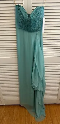 NAEEM KHAN Hand Beaded Strapless Dress • $163.10