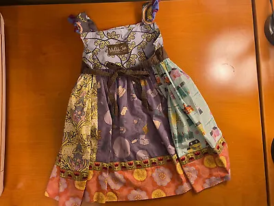 EUC Matilda Jane Size 4 Character Counts Broadway Knot Dress PRECIOUS! • $18.95