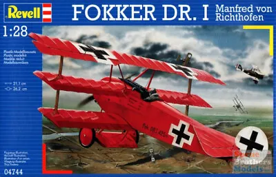 RVG04744 1:28 Revell Germany Fokker Dr.I Manfred Von Richthofen • $39.69