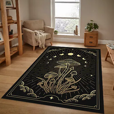 Mushroom Tarot Rug Moon Tarot Rug Tarot Art Card Rug Tarot Card RugTarot Rug • $29