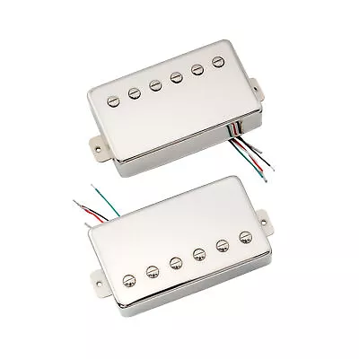 Artec LPA210 Nickel Alnico 5 Covered Humbucker Pickups Set For Les Paul Guitar • $39.45