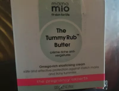 Mama Mio Tummy Rub Butter 4.1 Fl Oz 120 Ml. Scar & Stretch Mark Reducer BOXED • $29.99