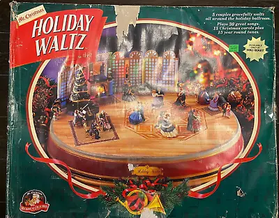 Mr. Christmas Holiday Waltz Lights Motion 30 Songs 1996 -Box Damaged-Video • $115