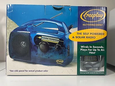 $40 • Buy Freeplay Self Powered & Solar AM/FM Radio - Solar Matt - Wind Up - New Open Box 