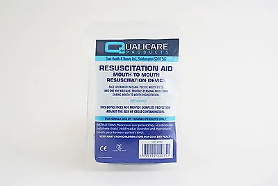 Resuscitation Aid Mouth To Mouth CPR Face Shield First Aid Resus Aid • £2.38