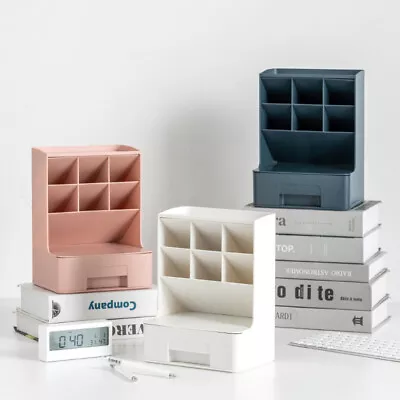 Office Bathroom Desk Organizer Brush Storage Container Pen Pencil Holder GIFT • $20.46