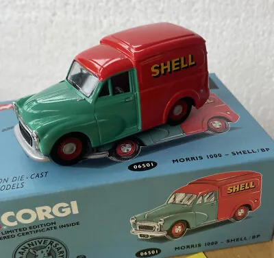 £8 • Buy Corgi “Golden Oldies” - 1/43 - Morris Minor Van - “Shell-BP”- Mint /Boxed
