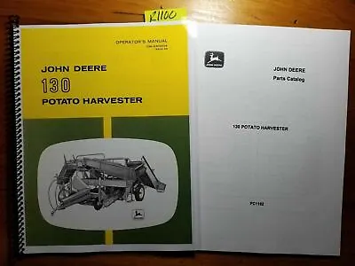 $21.99 • Buy John Deere 130 Potato Harvester Owner Operator Manual OM-GA10004 D9 4/69 + Parts