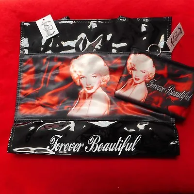 NEW  Forever Beautiful  MARILYN MONROE Tote Bag With Matching Large Coin Purse • $18.95