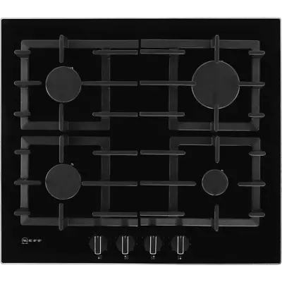 NEFF T26CS49S0 N70 Built In 59cm 4 Burners Black Gas Hob • £419