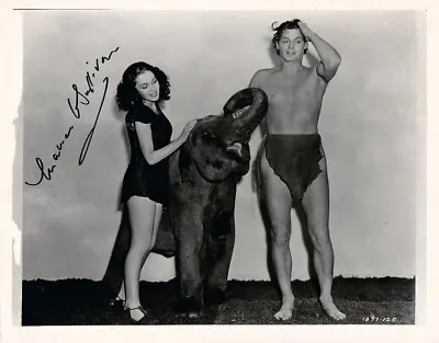 MAUREEN O'SULLIVAN Signed TARZAN & JANE Vintage 8x10 W/ Coa JOHNNY WEISSMULLER • $68.99