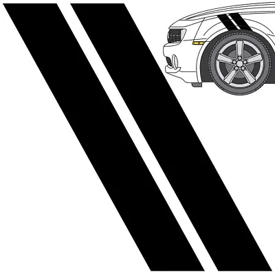 $10.99 • Buy Hash Mark Decal Fender Stripes Stickers Chevy RS SS Z28 Chevrolet Corvette