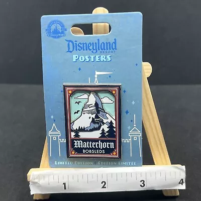 MATTERHORN BOBSLEDS Disneyland Posters Series Pin 2022 Disney LE2000 • $33.99