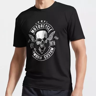 Motorcycle Lowbrom Customs T-shirt • $9.99