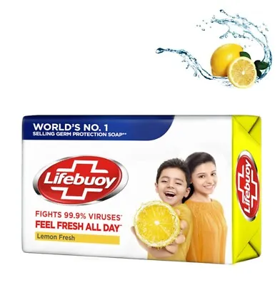 {Pack Of 3} Lifebuoy Lemon Fresh Soap Feel Fresh All Day 130g Soap • £9.99