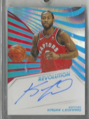 $999 • Buy 2018-19 Revolution Infinite Kawhi Leonard Autograph #/25 Toronto Raptors ON CARD