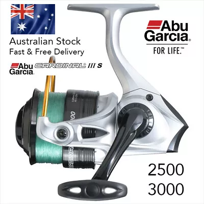 Spinning Reel - Abu Garcia Cardinal III (3S) 4 Sizes + Gifts @ 'The Lure Joint' • $57.95