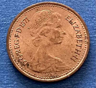 Elizabeth Ll  1971 Half Pence (SB193) • £0.99