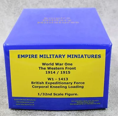 1/32 WW1 British Corporal Kneeling BEF W1-1413 Empire Military Minis 16997 • £29.99