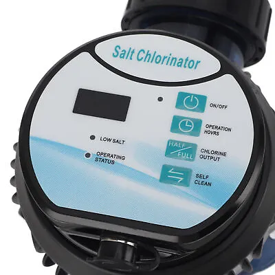 (ECR10)Saltwater Chlorinator DC24V Salt Water Pool Chlorinator System Swimming • £218.19
