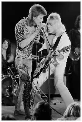 David Bowie Mick Ronson Poster 24x36 Inch Photo Rare Print Wall Art Br01 • $19.97