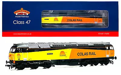 £149.95 • Buy Bachmann 00 Gauge - 32-816nf - Class 47 Diesel 47727 Colas Rail 'rebecca' Dcc