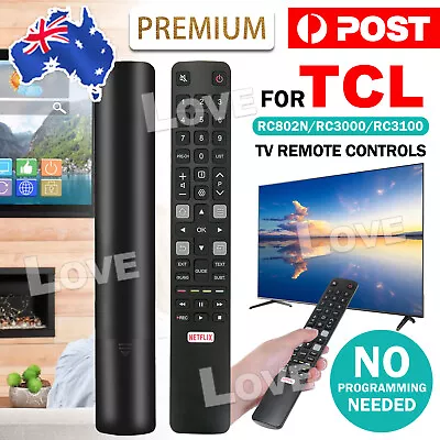 For TCL TV FFALCON TV Remote RC802N ARC802N YUI1 For TCL 65C2US 75C2US 43P20US • $5.45