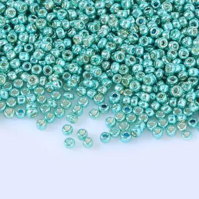 Metallic Glass Beads 2mm Glass Bugle Seed Beads Jewelry Making Findings 1000pcs • $10.74