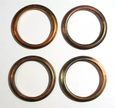 Qty. 4 NOS 7/8  Copper  Spark Plug Gasket Circa 1931-1940 • $5.65