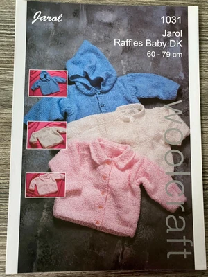 £3.10 • Buy Jarol Knitting Pattern: Baby Hooded Jacket & Cardigans, DK, 1-5years, 1031  