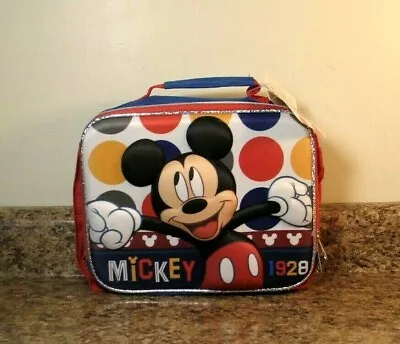 Disney Mickey Mouse Insulated Lunch Box Bag Shoulder Strap NEW • $13.95