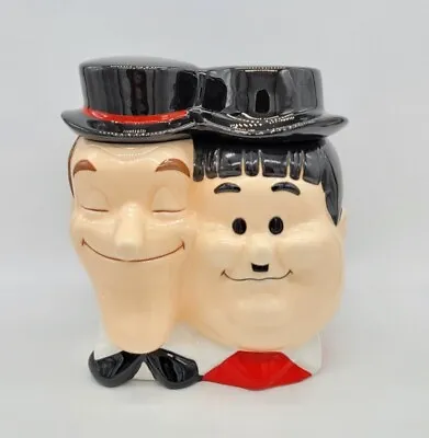 Vintage RARE 1999 Laurel And Hardy Ceramic Cookie Jar By Larry Harmon  • $153.44