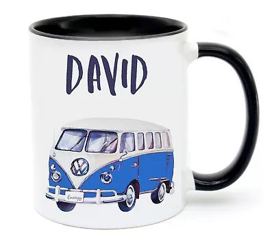 VW Kombi Combi Mug Personalised Male Christmas Gift Birthday Secret Santa • $15.95