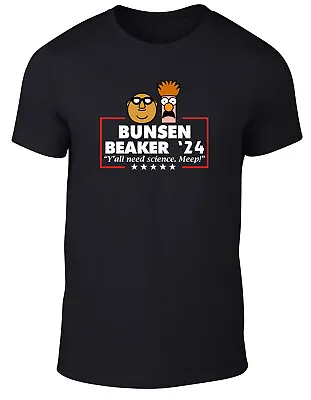 Bunsen Beaker Muppets Science Meep Direct To Garment T-Shirt • $27.99