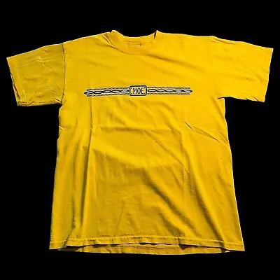 VINTAGE MOE JAM BAND T-SHIRT Medium Yellow • $34.95