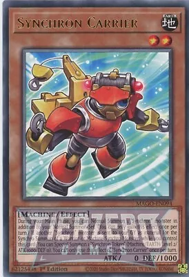 Yugioh Synchron Carrier MAGO-EN094 Rare 1st Edition NM/LP • £5.79