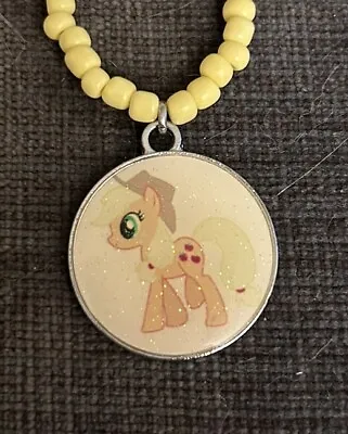 Handmade My Little Pony Sparkly Applejack Necklace • $15