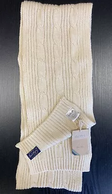Jack Murphy Cream Knitted Scarf • £5