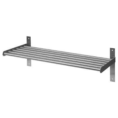 Ikea Wall Shelf Stainless Steel 60 Cm. • £21.99