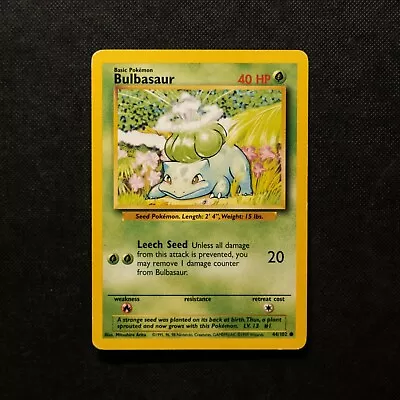 Bulbasaur 1995 Pokemon Card • $50