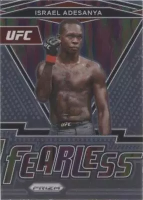 2022 Panini Prizm UFC - Fearless #1 Israel Adesanya • $5