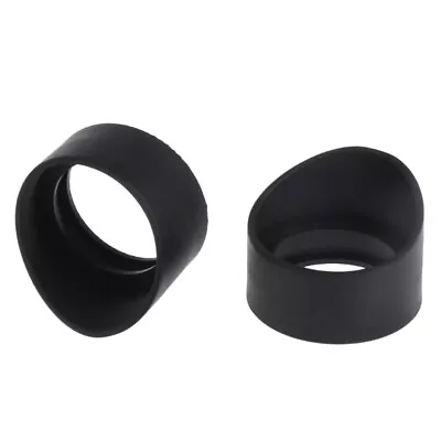 2 Pcs Rubber Eye Cover Guards Binocular Microscope Eyepiece Eye Cups For 32-36mm • £6.76