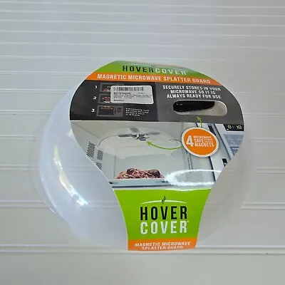 Microwave Magnetic Plate Guard Hover Cover Anti Splatter Cover Lid W/ Steam Vent • $12.89