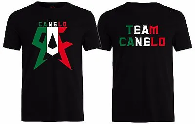 🔥 TEAM CANELO Mens T Shirt Mexico Flag Saul Alvarez Boxing Champ Inspired • $19.99