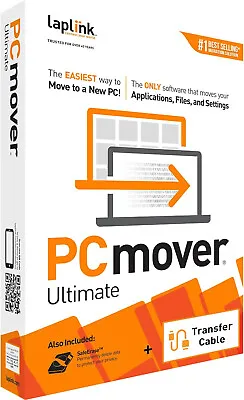 Laplink PCmover Ultimate W/ High Speed Transfer Cable (New Sealed) • $32.25